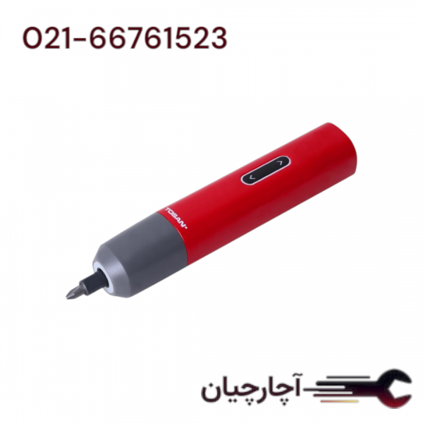پیچ گوشتی الکترونیکی مستقیم 3/6 ولت  برند توسن، کد کالا 9004