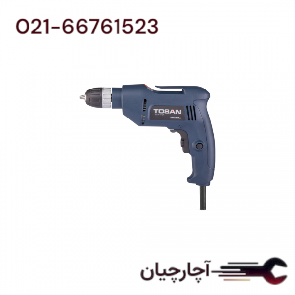 دریل اتومات 10 میلی متر 400 وات  برند توسن، کد کالا 0002DA