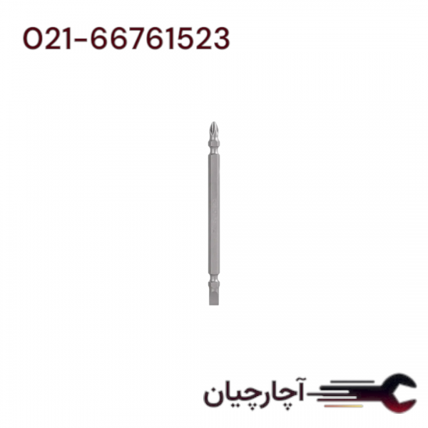 سر پیچ گوشتی یکسر دوسو یکسر  چهارسو 110 میلی متر  برند توسن، کد کالا TDSH110-PHSL