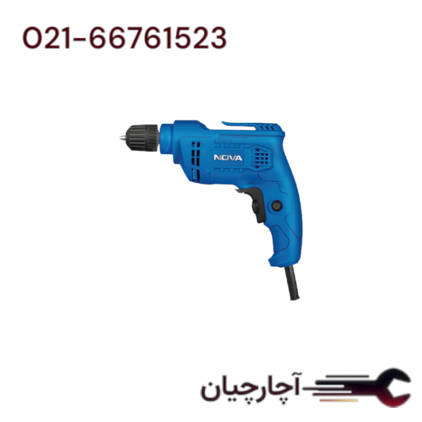 دریل 6.5 اتوماتیک 400 وات برند نووا، کد کالا 2206
