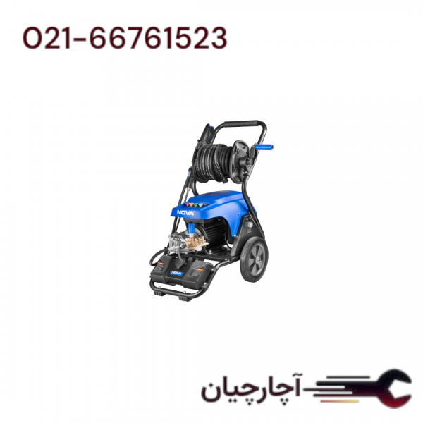 کارواش دینامی صنعتی 230 بار 2800 وات برند نووا، کد کالا 4230