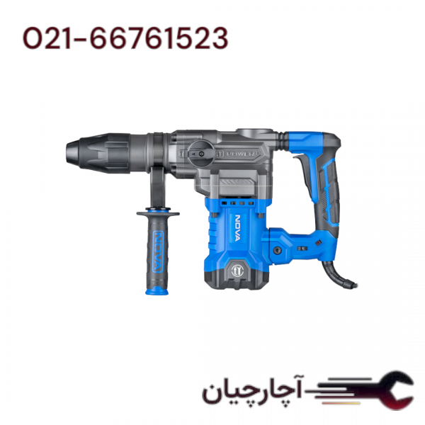 دریل بتن کن دو حالته 42 میلیمتر 1600 وات صنعتی برند نووا، کد کالا 2442