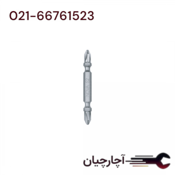 سری پیچ گوشتی 65 میلی متری دو سر چهارسو برند نووا، کد کالا 1107