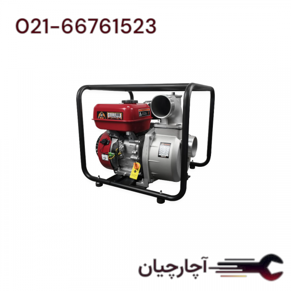 موتور پمپ آب بنزینی 3 اینچ برند گوریلا کد کالا GP80