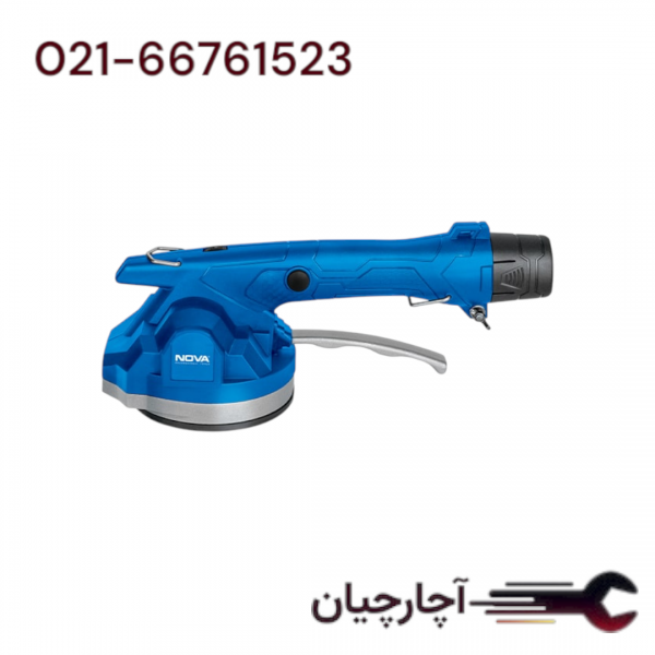 ویبراتور کاشی و سرامیک شارژی 12 ولت برند نووا، کد کالا 7533