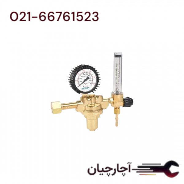 مانومتر آرگون فلومتر دار برند نووا، کد کالا 2597