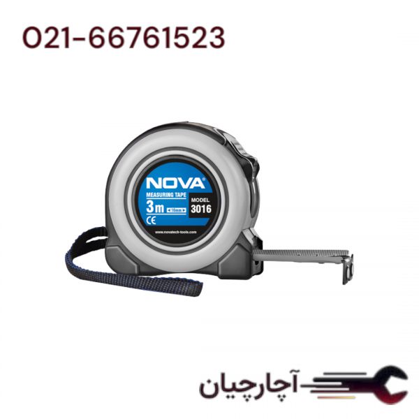 متر 3 متری برند نووا، کد کالا 3016