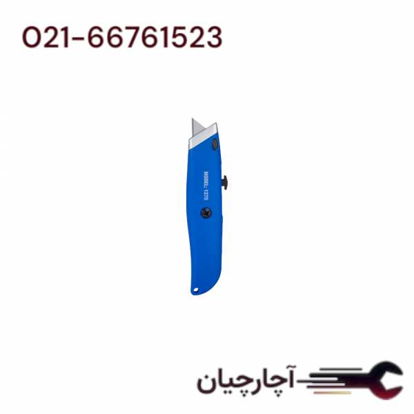 کاتر ذوزنقه ای  19 میلیمتر بدنه پلاستیکی   برند نووا، کد کالا 1370