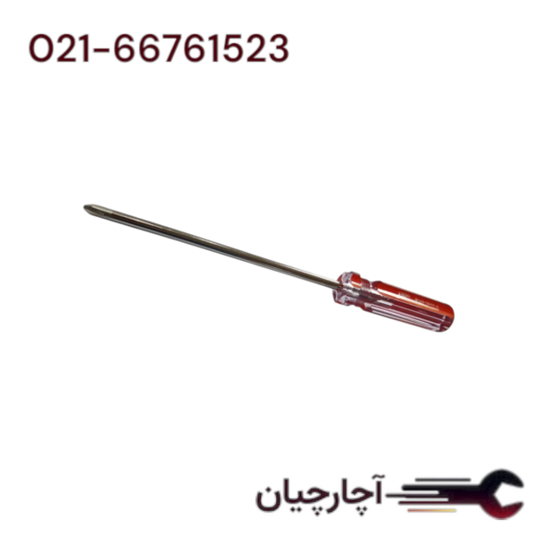 پیچ گوشتی دسته کریستالی5-200 چهارسو برند جی تک، کد کالا LC5-200