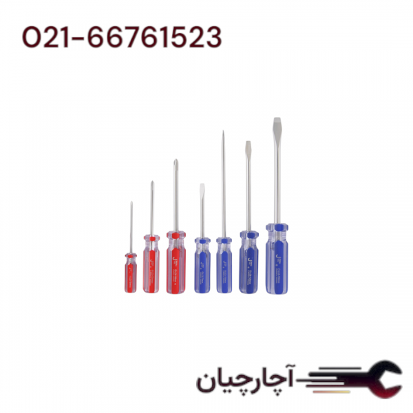 ست پیچ گوشتی کیفی برند جی تک، کد کالا LC7PCS/SET