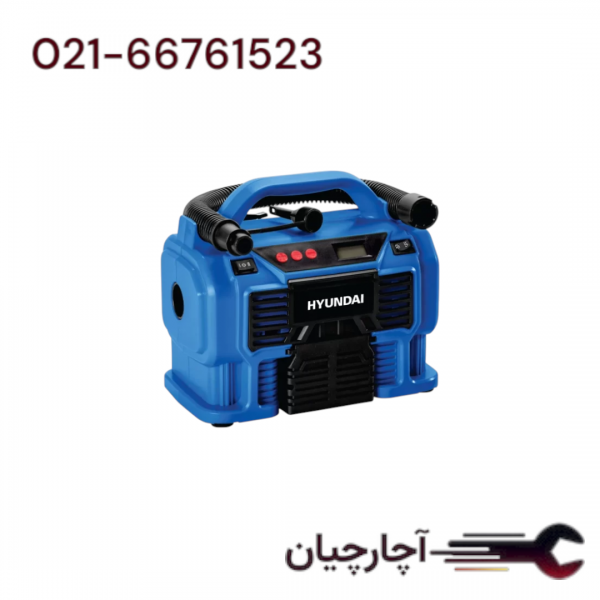 مینی کمپرسور سه کاره فندکی و برق شهری 12ولت برند هیوندای، کد کالا HP1161
