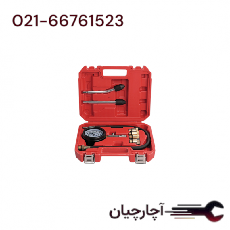 کمپرس سنج بنزینی با چهار آداپتور 300-0 برند ال کا کد کالا: A1015