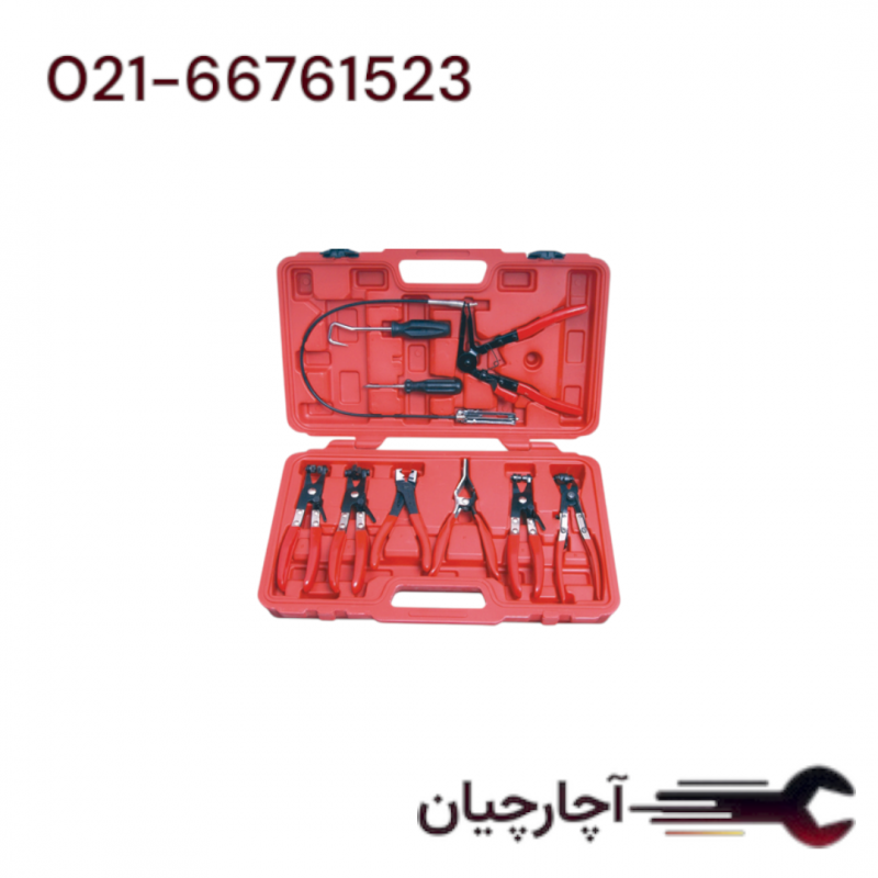 کیت 9 عددی انبر بست شلنگ  برند ال کا کد کالا: A4013