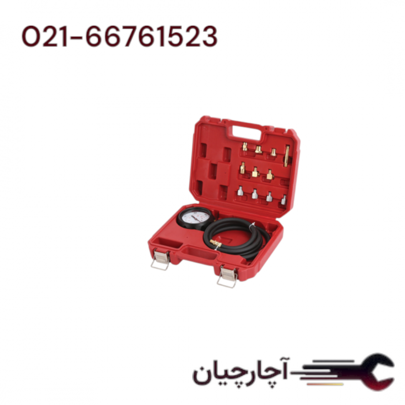 کیت تست فشار روغن موتور بزنینی و دیزلی 500-0 PSI برند ال کا کد کالا: A5041