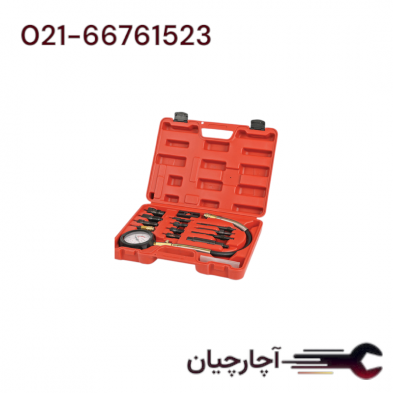 کمپرس سنج دیزلی (انزکتور مستقیم و غیر مستقیم)14 پارچه 1000 PSI برند ال کا کد کالا: A1041