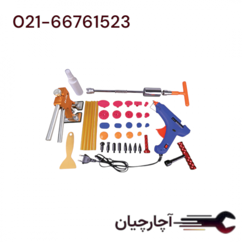 سری 39 عددی قری کش .قلم نیش گیری .تفنگ چسب حرارتی با لوازم برند ال کا کد کالا: C2016