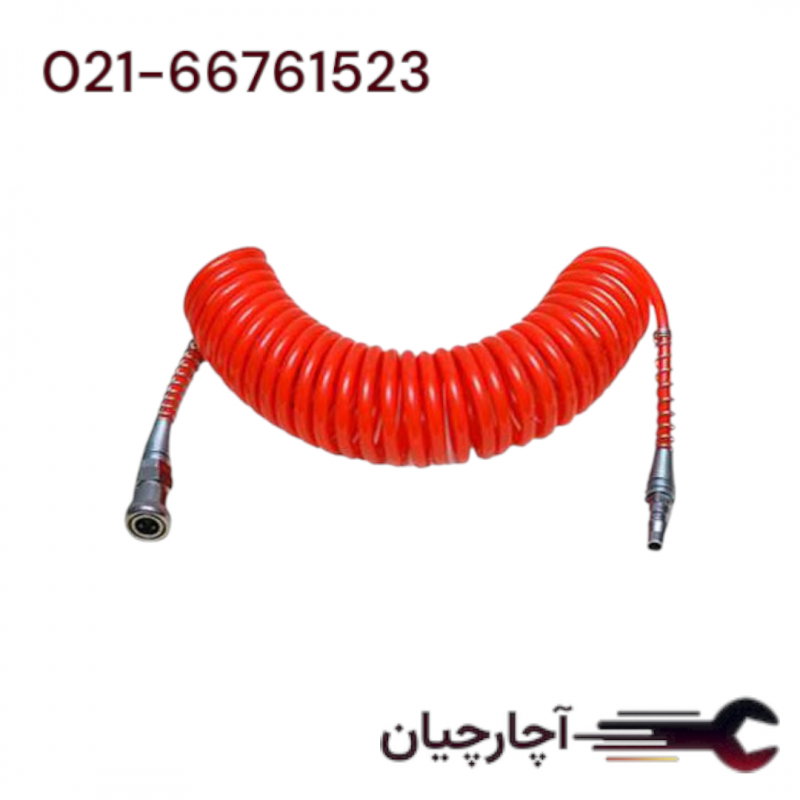 شلنگ پمپ باد درجه 1 15متری برند پی ام، کد کالا P.M