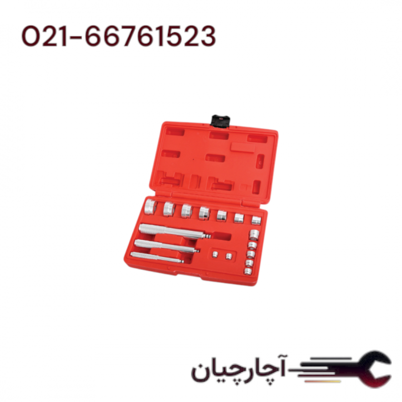 جعبه 17 عددی جازن کاسه نمد 10-42 میلیمتر برند ال کا کد کالا: J1041