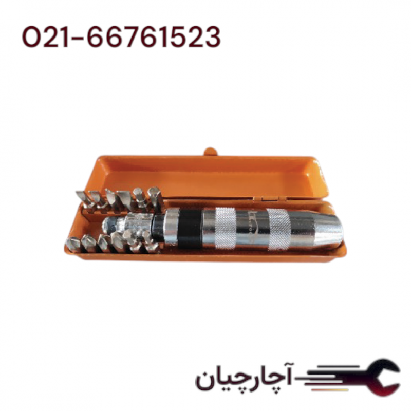 پیچگوشتی تقه ای 13 پارچه CR-V  برند ال کا کد کالا: D1040