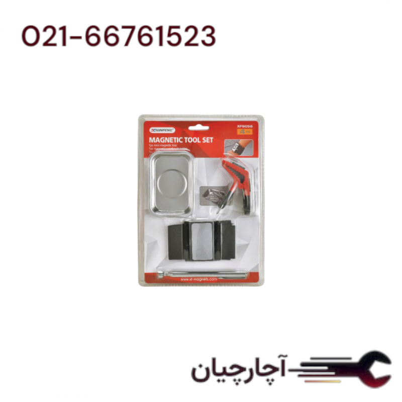 سری 4 عددی -کاسه مگنت+اهنربا مچی+اهنربا تلسکوپی+قلموگیر برند ال کا کد کالا: XF6056