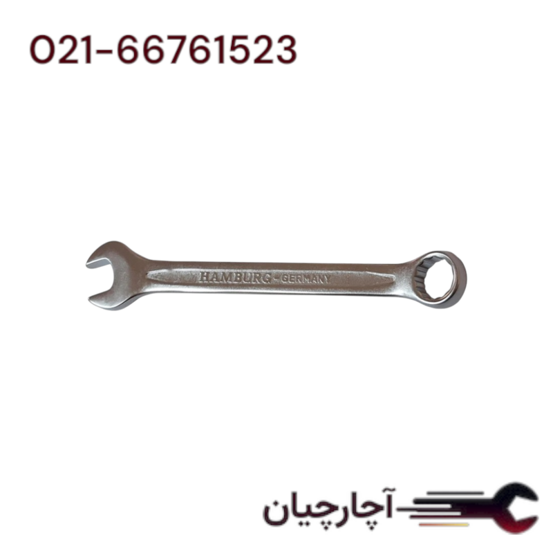 آچار یکسر رینگ حرفه ای مات 16 میلیمتری برند هامبورگ