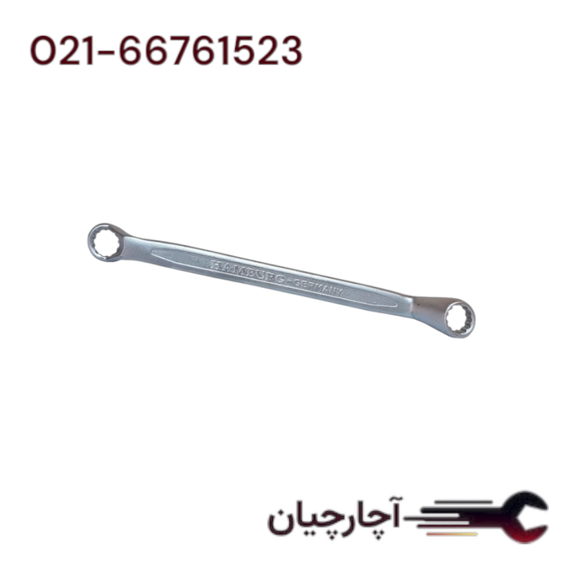 آچار دوسر رینگ حرفه ای مات 11*10میلیمتری برند هامبورگ