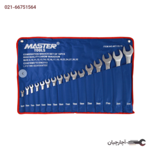 آچار یکسر رینگی 16 عددی کیفی برند مسترتولز تایوان