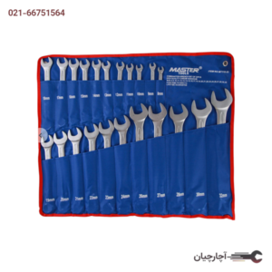 آچار یکسر رینگی 22 عددی کیفی برند مسترتولز تایوان