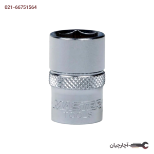 بکس سفید درایو 3/8 شش پر سایز  19