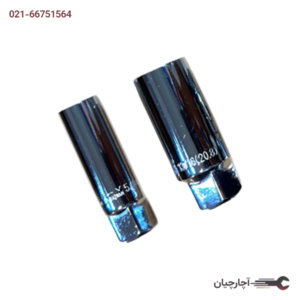 بکس سفید درایو 3/8 شش پر بلند سایز  16