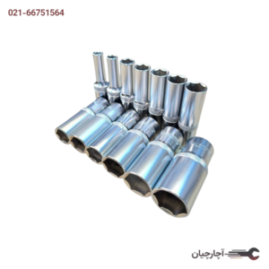 بکس سفید درایو 1/2 شش پر بلند سایز 18