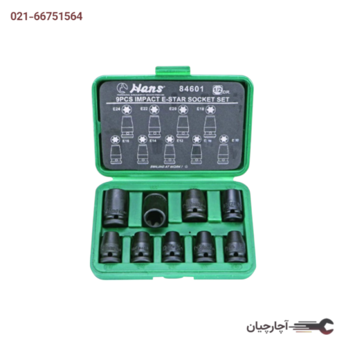 جعبه بکس مشکی درایو 1/2 E10-E24  برند هنس تایوان کد کالا 84601