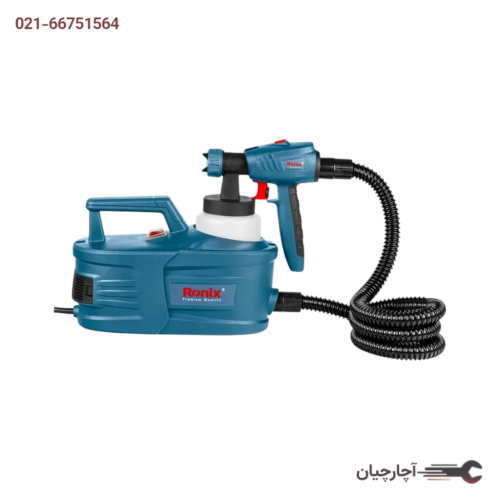 پیستوله برقی خرطومی 950 وات HVLP برند رونیکس، کد کالا 1395
