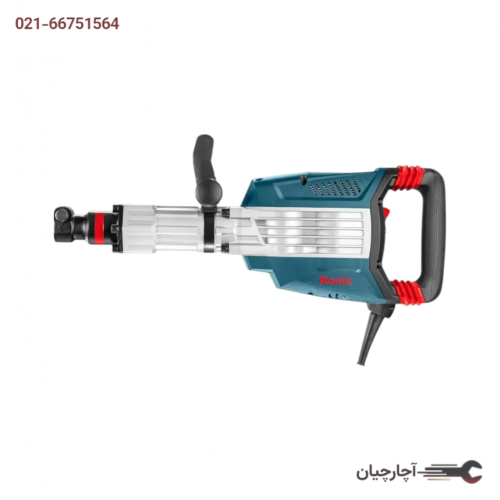 چکش تخریب برقی فوق صنعتی 14 کیلویی 1750 وات TOPLINE برند رونیکس، کد کالا 2802