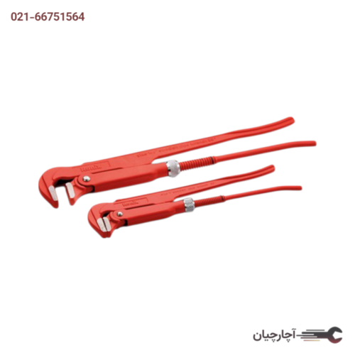 آچار لوله گیر دو دسته سایز 1 برند رونیکس، کد کالا RH-2510