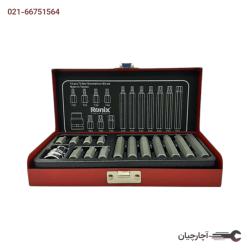 جعبه بیت ستاره ای کوتاه و بلند 15 پارچه برند رونیکس، کد کالا RH-2696