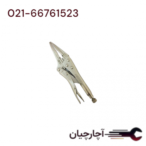 انبر قفلی دم باریکی  سایز 9 برند هنس، کد کالا 1807-09