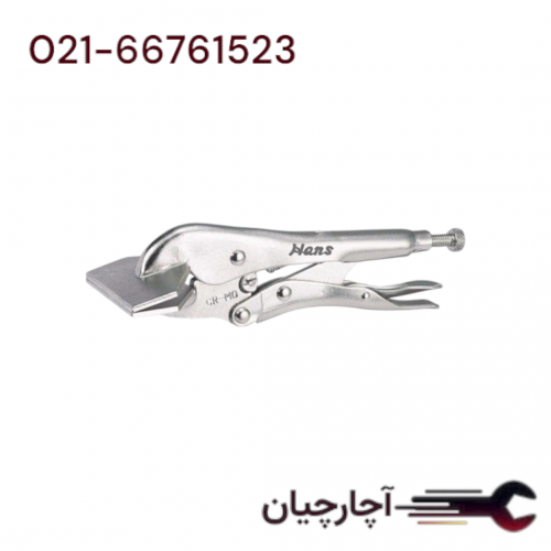 انبر قفلی دوشاخ  9 اینچ برند هنس، کد کالا 1813D-09