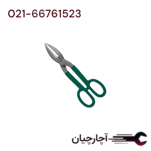 قیچی ورق بر عینکی سایز 10 برند هنس، کد کالا 1922-10