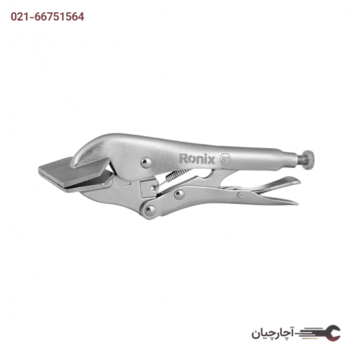 انبر قفلی ورق گیر سایز 8 برند رونیکس، کد کالا RH-1440