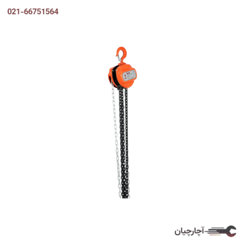جرثقیل 1 تن (زنجیر 3متری) برند رونیکس، کد کالا RH-4102