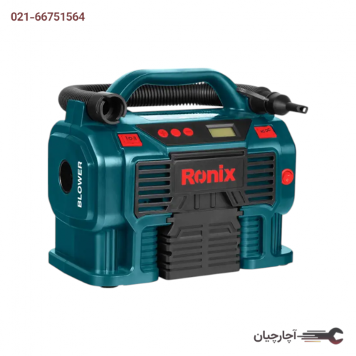 مینی کمپرسور سه کاره فندکی و برق شهری با کیف برند رونیکس، کد کالا RH-4261B