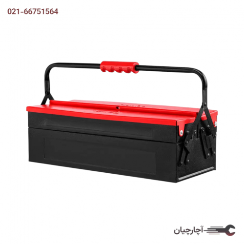 جعبه ابزار فلزی اتوماتیک 50 سانت 2 طبقه ساخت ایران برند رونیکس، کد کالا RH-9174