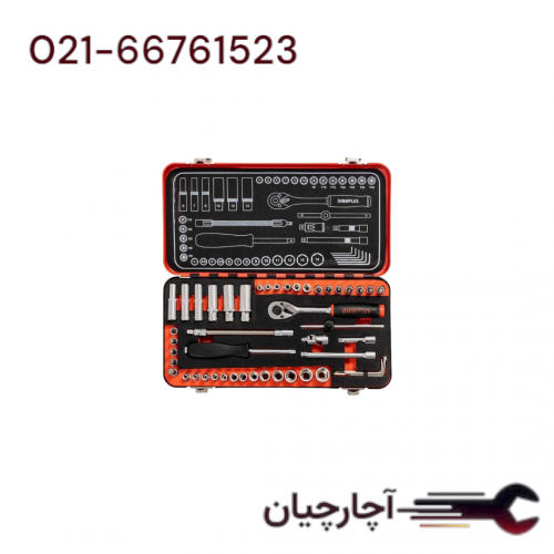 جعبه بکس50 پارچه  درایو 1/4 برند داناکو، کد کالا D3920150