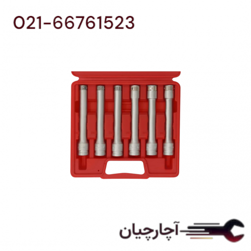 جعبه بکس Eفوق بلند 6 عددی(E10-E20)  برند داناکو، کد کالا D394003XL06