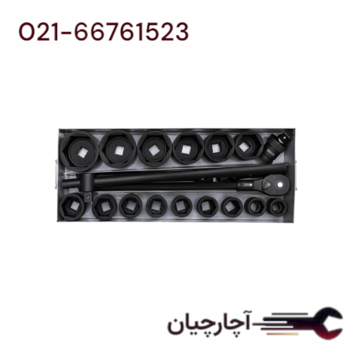 جعبه بکس فشار قوی درایو 1 6پر 20 عددی 32-85 میلی متر برند داناکو، کد کالا D7980120
