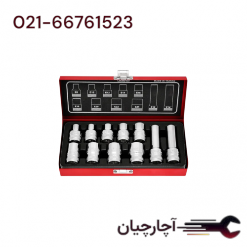 جعبه بکس ستاره ای 11پارچه 11T برند توسن، کد کالا T1253-11T