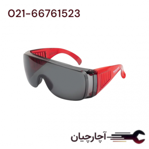 عینک ایمنی دودی  برند توسن، کد کالا T3901