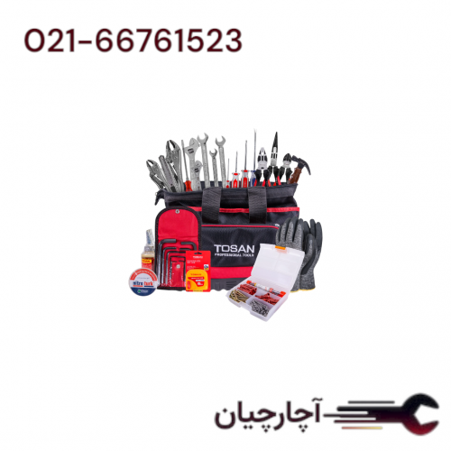 کیت  ابزار 41 پاچه  برند توسن، کد کالا T3500K