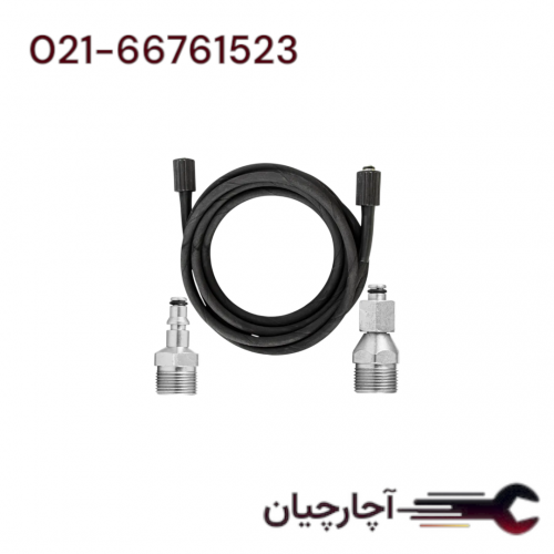 ست 3 عددی(شیلنگ فشار قوی منجید دار+تبدیل ) برند توسن، کد کالا TSD-1225H5M2214